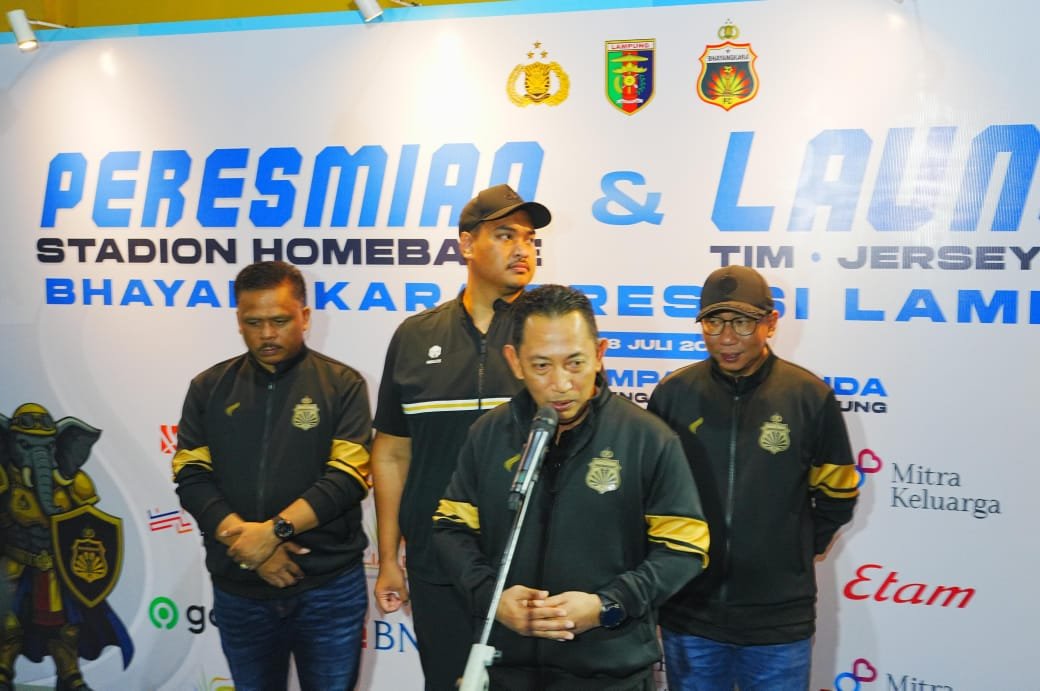Launching Bhayangkara Presisi Lampung FC, Kapolri Ingatkan Semangat Persatuan