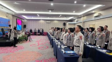 kegiatan Rapat Kerja Teknis (Rakernis) Setum Polri dengan mengusung tema “Optimalisasi Fungsi Kesekretariatan Polri.”