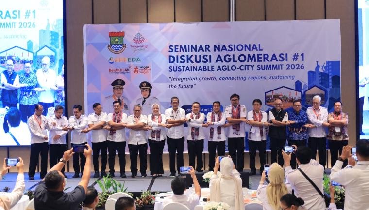 rangkaian Sustainable Aglo-City Summit 2026 di Hotel Novotel, BSD City, Rabu (29/4/2024).