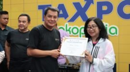 Bupati Tangerang Moch. Maesyal Rasyid saat menghadiri Tangerang Tax Expo 2026