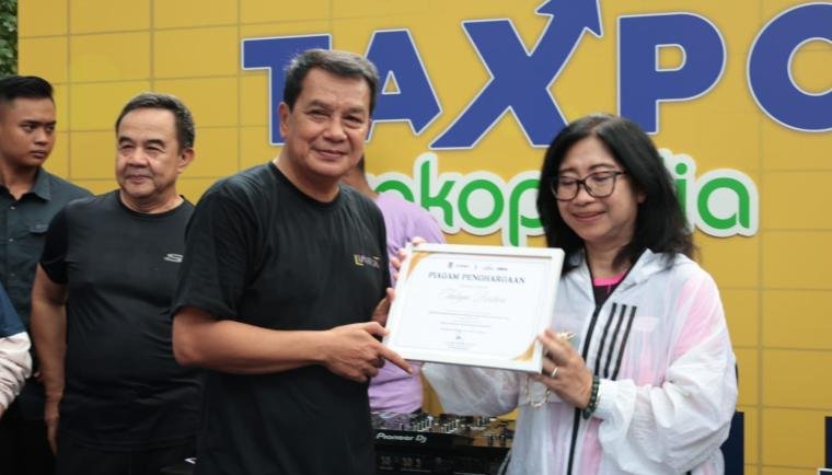 Bupati Tangerang Moch. Maesyal Rasyid saat menghadiri Tangerang Tax Expo 2026