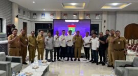 Bupati saat menerima pengurus Badan Persiapan Pemekaran Daerah (Bappeda) Tangerang Utara di Aula Pendopo Bupati Tangerang, Selasa (5/5/2026).