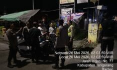 Polsek Sepatan Giat Guantibmas di Wiilayah Hukumnya Guna Cipta Kondisi