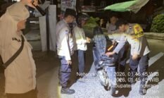 Jaga Wilayah Hukum Sepatan Bersama Kapolsek Dan Anggota