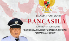 Desa Bonisari Kecamatan Pakuhaji Kabupaten Tangerang Mengucapkan Selamat Memperingati Hari Lahir Pancasila