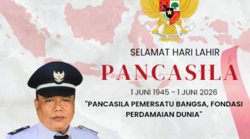 Desa Bonisari Kecamatan Pakuhaji Kabupaten Tangerang Mengucapkan Selamat Memperingati Hari Lahir Pancasila