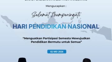 Dinas Pendidikan Kabupaten Tangerang Mengucapkan Selamat Hari Pendidikan Nasional 2026 